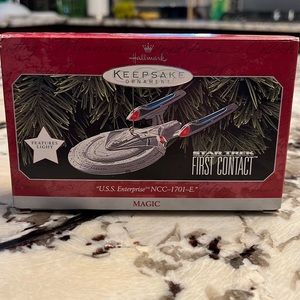 Hallmark keepsake ornament, Star Trek first contact USS enterprise NCC – 1701-E